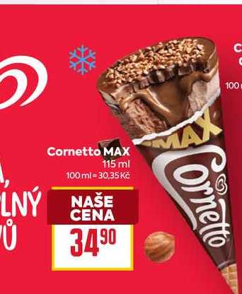 Cornetto MAX 115 ml 