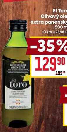 EL Toro Olivový olej extra panenský 500 ml