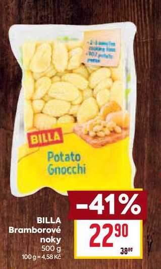 BILLA Bramborové noky 500 g 