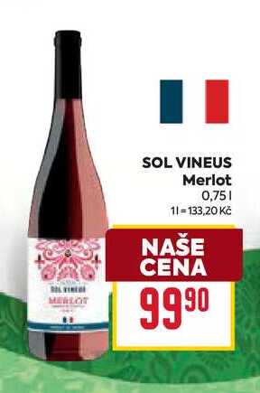 SOL VINEUS Merlot 0,75l