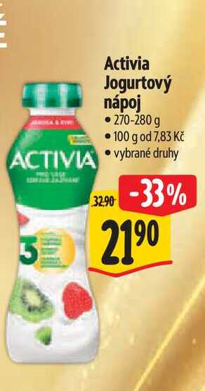 Activia Jogurtový nápoj 270-280 g 