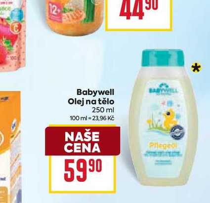 Babywell Olej na tělo 250 ml