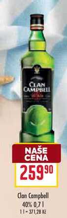 Clan Campbell 40% 0,7l