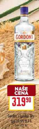 Gordon's London Dry gin 37,5% 0,7l