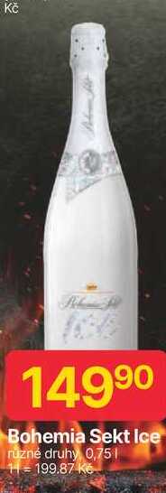 Bohemia Sekt Ice různé druhy 0,75l