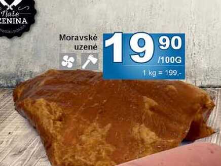 Moravské uzené 100g