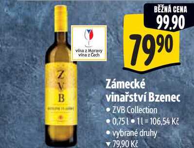  Zámecké vinařství Bzenec 0,75 l