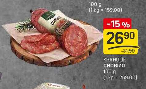 CHORIZO 100 g