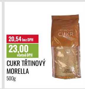CUKR TŘTINOVÝ MORELLA 500g 