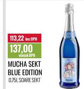MUCHA SEKT BLUE EDITION 0,75l