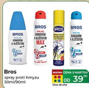 Bros spray proti hmyzu 50ml/90ml 