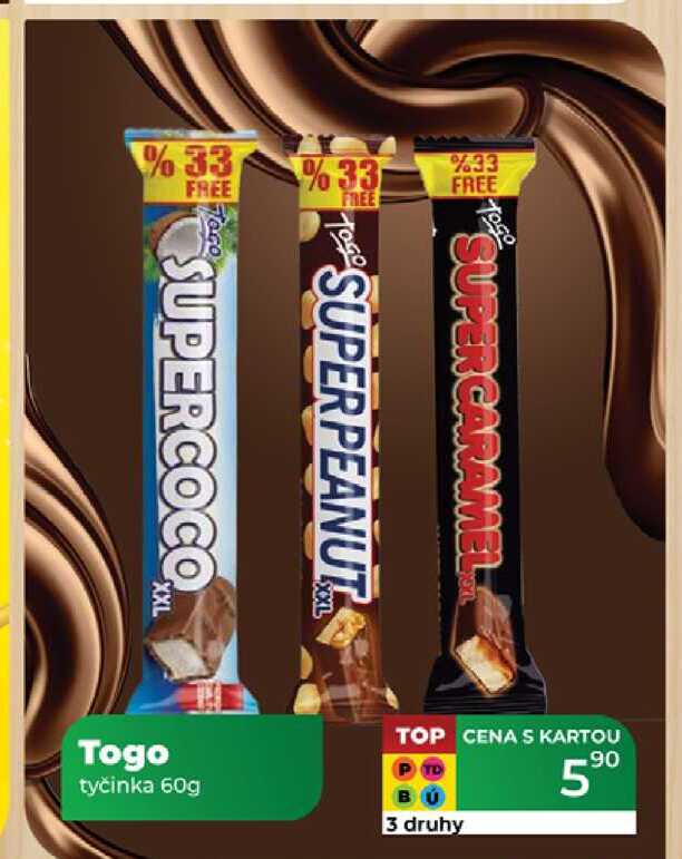 Togo tyčinka 60g   v akci