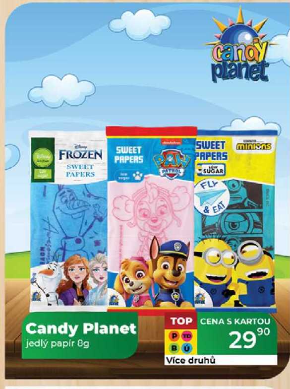 Candy Planet jedlý papír 8g 