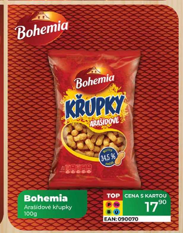 Bohemia Arašídové křupky 100g 