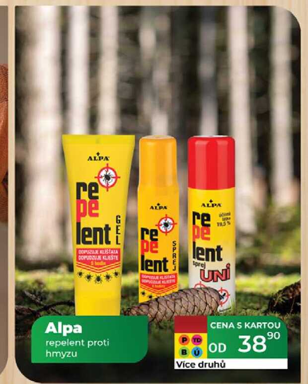 Alpa repelent proti hmyzu 