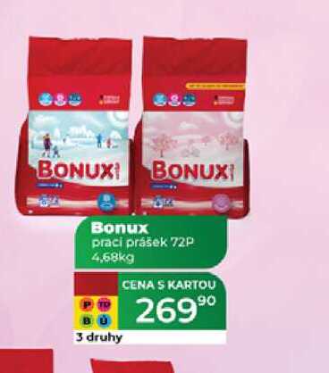 Bonux prací prášek 72P 4,68kg 