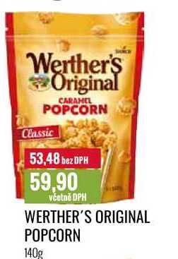 WERTHER'S ORIGINAL POPCORN 140g 
