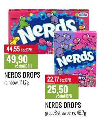 NERDS DROPS rainbow, 141,7g