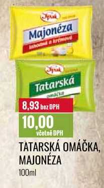 TATARSKÁ OMÁČKA, MAJONÉZA 100ml 