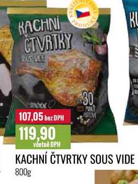 KACHNÍ ČTVRTKY SOUS VIDE 800g 