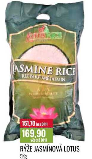 RÝŽE JASMÍNOVÁ LOTUS 5Kg 