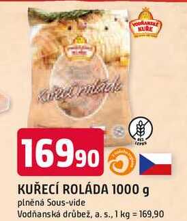 KUŘECÍ ROLÁDA 1000 g plněná 