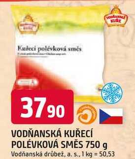 VODŇANSKÁ KUŘECÍ POLÉVKOVÁ SMĚS 750 g 