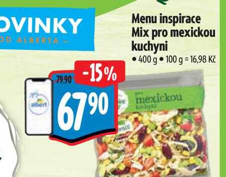  Menu inspirace Mix pro mexickou kuchyni 400 g 