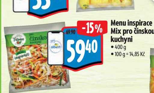   Menu inspirace Mix pro čínskou  kuchyni 400 g  