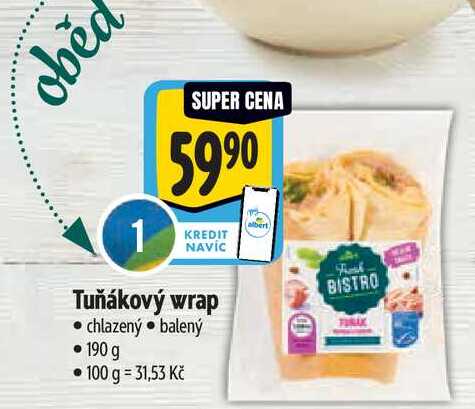   Tuňákový wrap 190 g