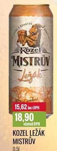 KOZEL LEŽÁK MISTRŮV 0,5l