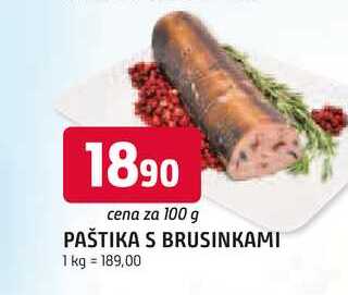 PAŠTIKA S BRUSINKAMI 100g