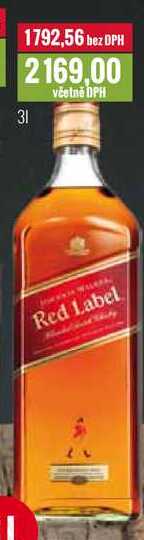 Johnnie Walker Red label 3l