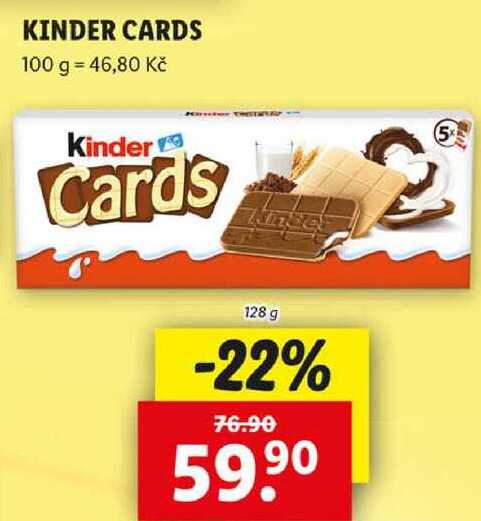 KINDER CARDS, 128 g