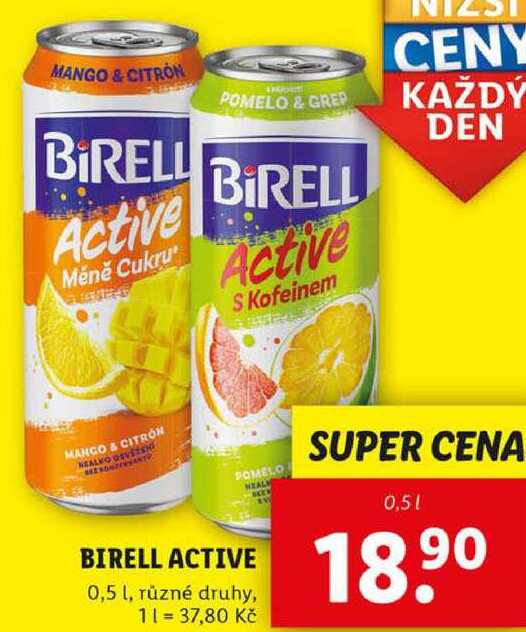 BIRELL ACTIVE, 0,5 l