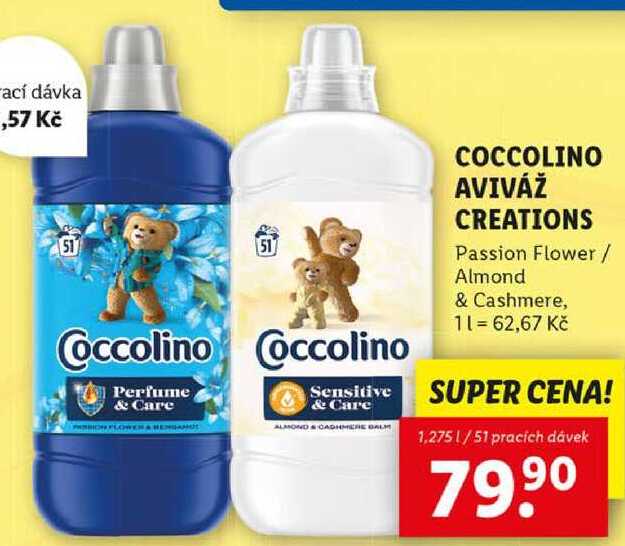 COCCOLINO AVIVÁŽ CREATIONS, 1,275 l/51 PD