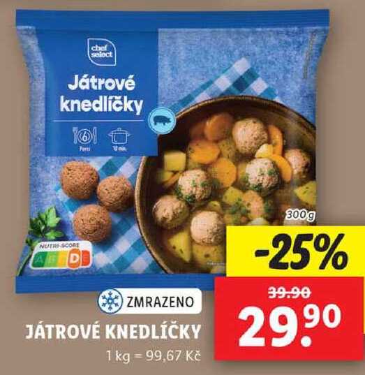 JÁTROVÉ KNEDLÍČKY, 300 g