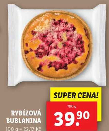 RYBÍZOVÁ BUBLANINA, 180 g