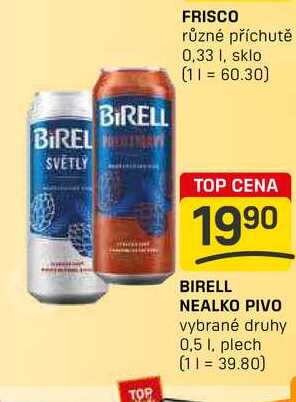BIRELL NEALKO PIVO vybrané druhy 0,5, plech 