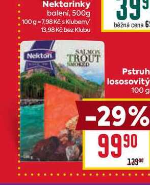 Pstruh lososovitý 100 g 