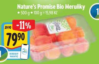 Nature's Promise Bio Meruňky, 500 g  
