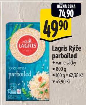 Lagris Rýže parboiled, 800 g