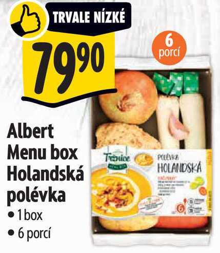 Albert Menu box Holandská polévka