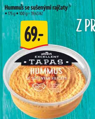 Hummus se sušenými rajčaty, 175 g