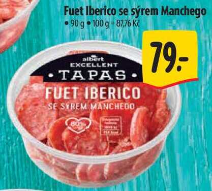 Fuet Iberico se sýrem Manchego, 90 g