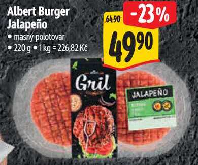 Albert Burger Jalapeño, 1 kg