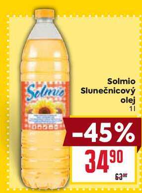 Solmio Slunečnicový olej 1l