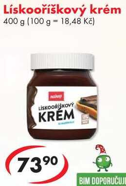 Lískooříškový krém, 400 g