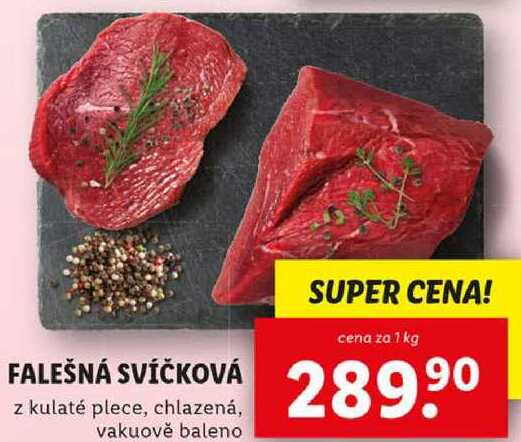 FALEŠNÁ SVÍČKOVÁ, cena za 1 kg 