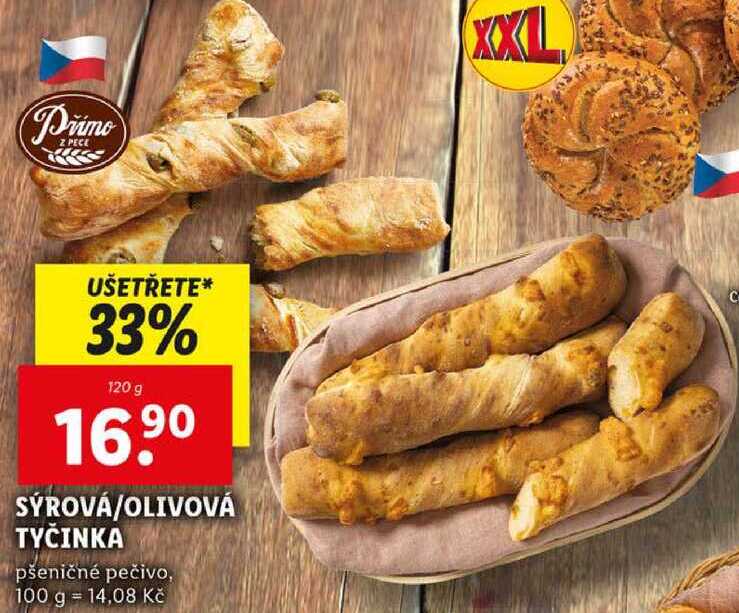 SÝROVÁ/OLIVOVÁ TYČINKA, 120 g
